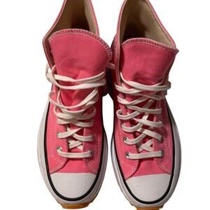 Converse Sz 9 Pink High Top Sneakers Run Star Hike Platform Womens